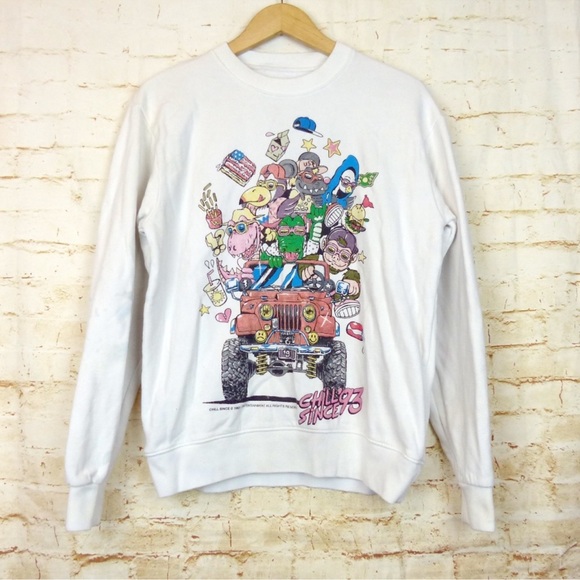 Vtg Style John Galt Chilling Since 1993 Sweatshirt - Picture 1 of 5